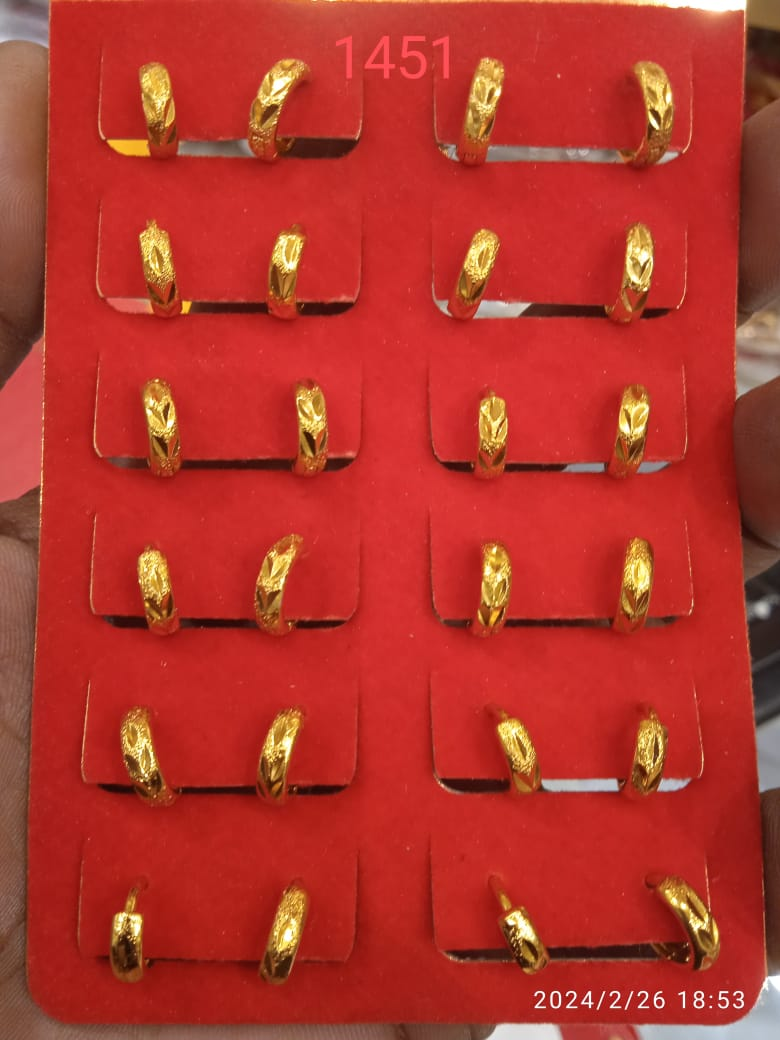 Gold Plated Stylish Julie Earrings