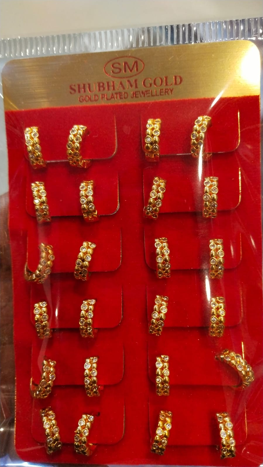 Gold plated New Desine juli earrings
