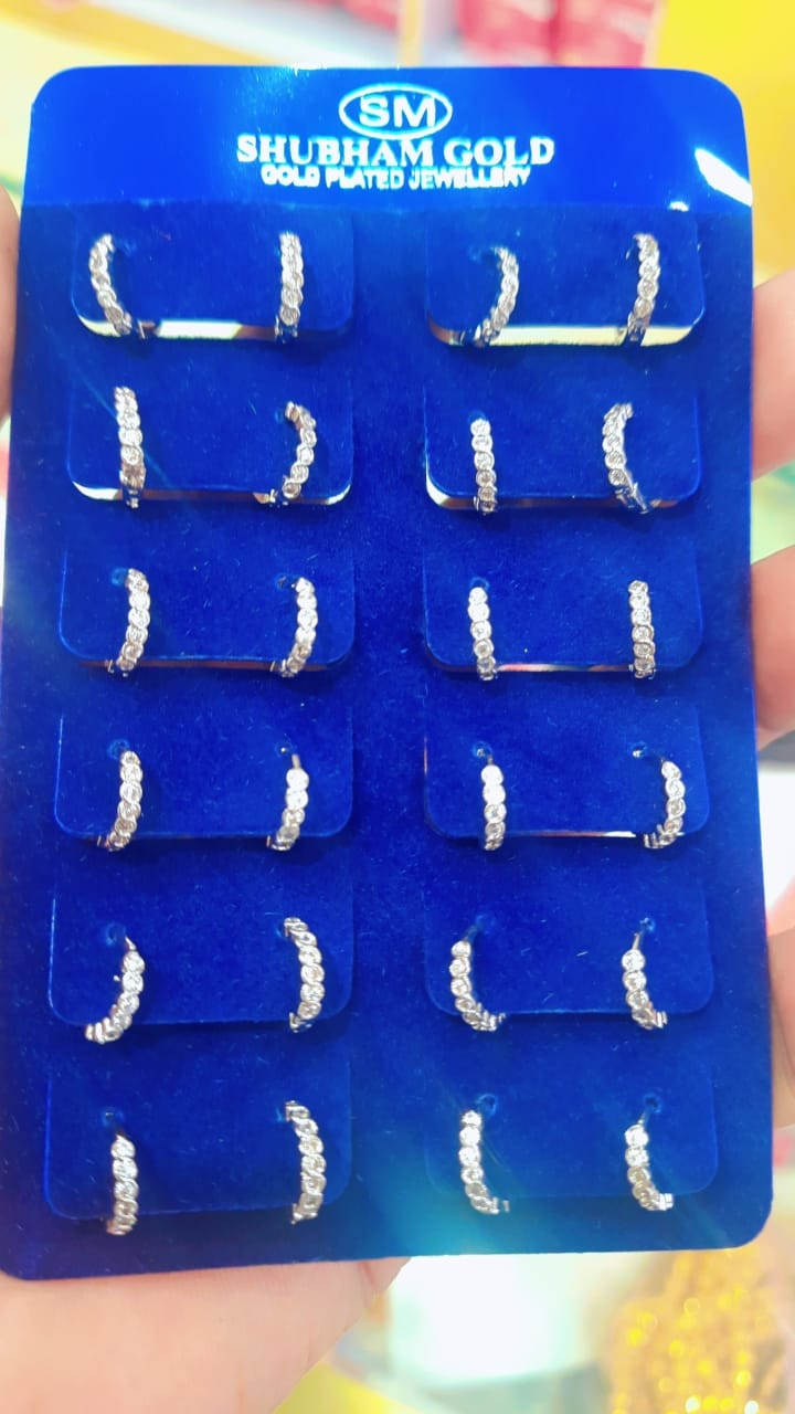 Ad Nose Pins Silver & Rosegold