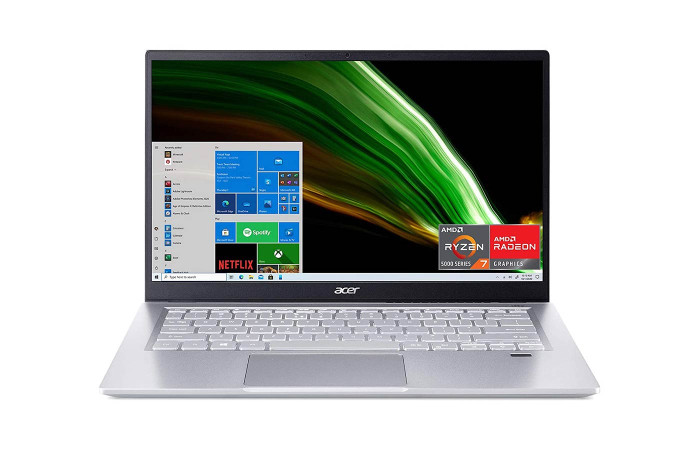 Acer Swift 3 (AMD Ryzen 7 – 5700U Processor | 8GB RAM | 512GB SSD | AMD Radeon Vega 8 Graphics | 14″ FHD Display)