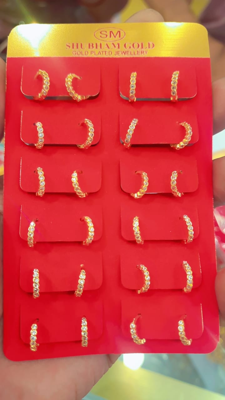 Gold Plated Stylish Julie Earrings