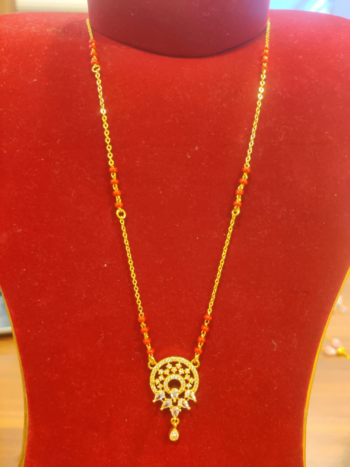 Gold Plated Potey Necklace For Women
