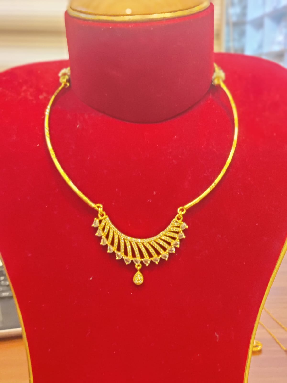 Gold Plated  Mini  Necklace For Women's