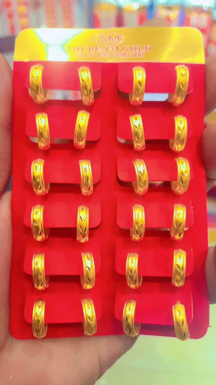 Gold Plated Stylish Julie Earrings