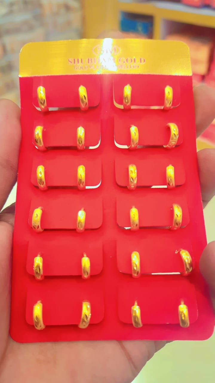 Gold Plated Stylish Earrings For Women's