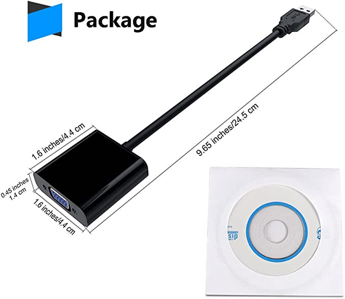 USB 3.0 to VGA Adapter Converter