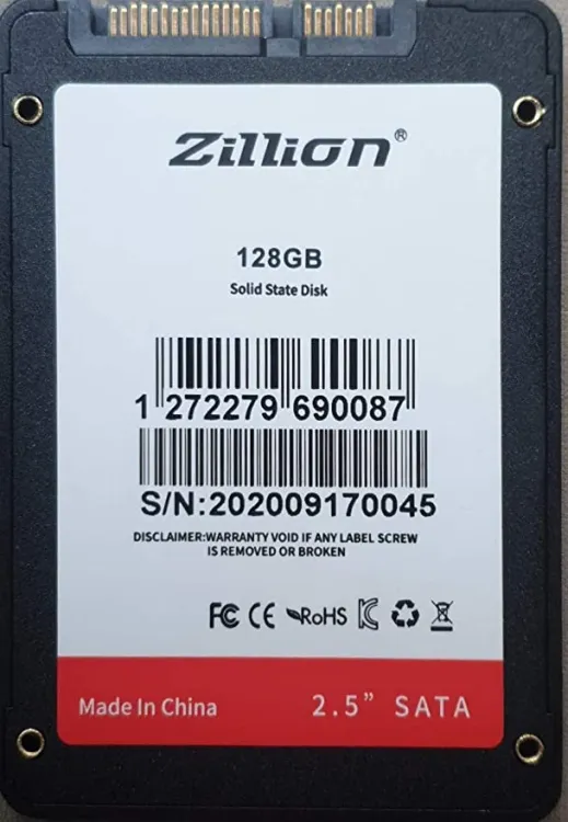 Zillion / kingspec Sata SSD 256Gb