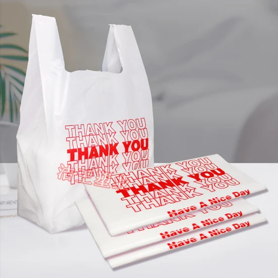 Shopping Bag (white printed 40 micron)