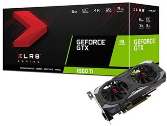 PNY GTX 1660 Ti 6GB Dual Fan XLR8 VGA Graphics Card