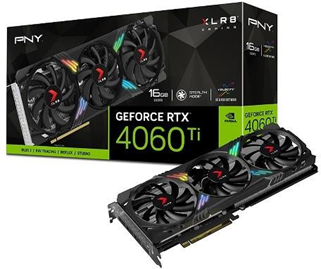 PNY RTX 4060 Ti 16GB Triple Fan OC RGB VGA Graphics Card