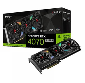 PNY RTX 4070 SUPER 12GB Triple Fan OC RGB VGA Graphics Card
