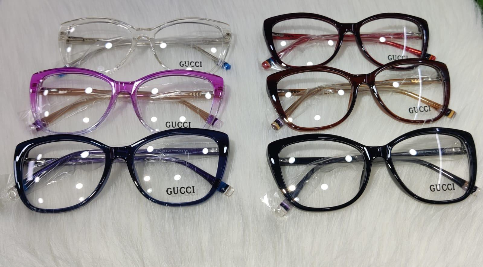 Gucci Women  Fashion Eyeglass Butterfly Shape