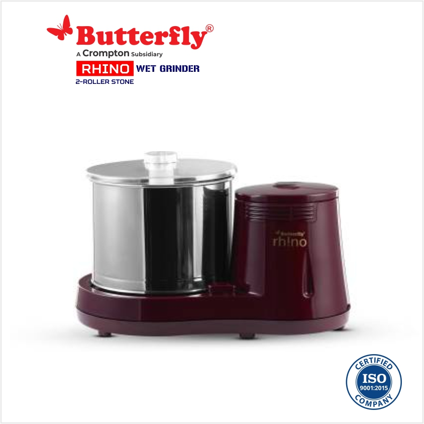 Butterfly Rhino  Wet Grinder (Cherry Red)-2 Ltr