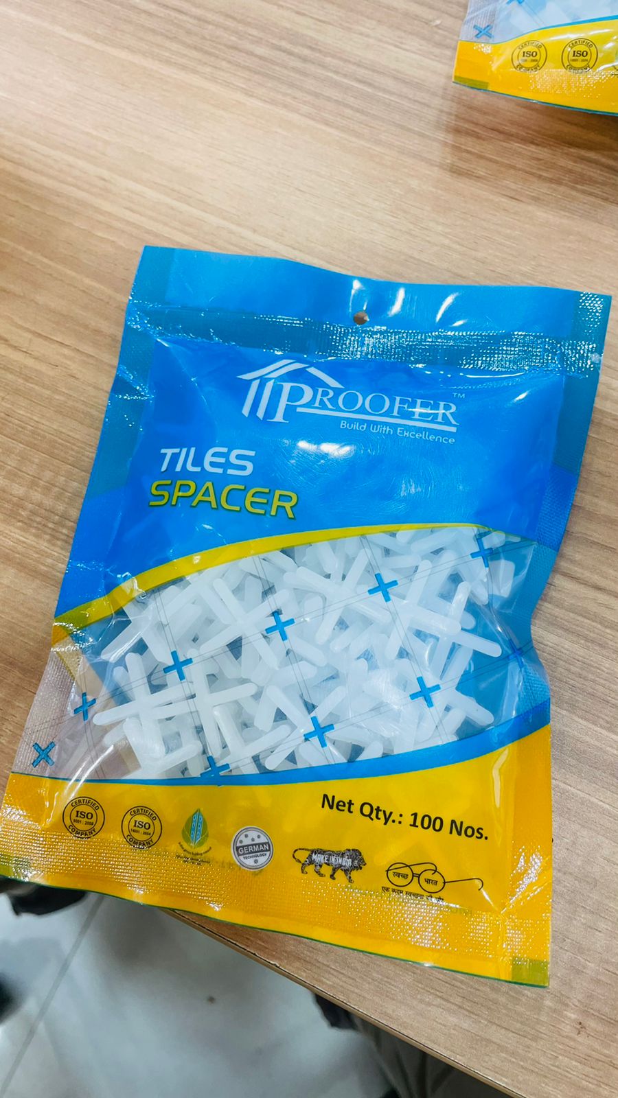 White Tile Levelling Spacer