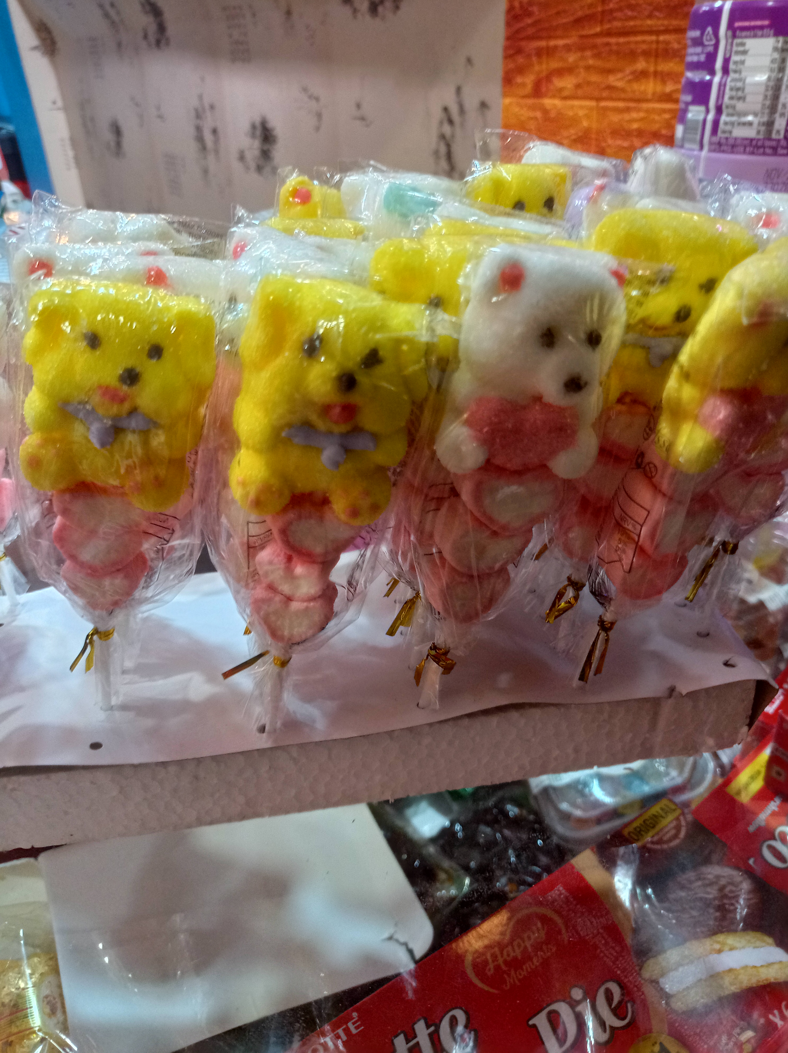 Sweet mix gelatin Marshmallow Pop, soft