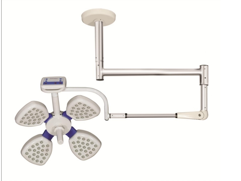 Ceiling Mounted QUARKS- 04 LED OT Light, For Operation Theater
