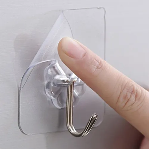 Adhesive Magic Wall Sticker Hooks for Hanging Keys