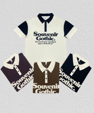 Men's Letter Print Contrast Collar Low T- shirt