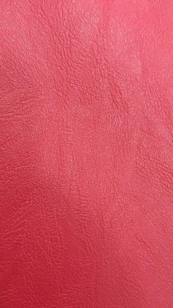 Plain Red Rexine Fabric
