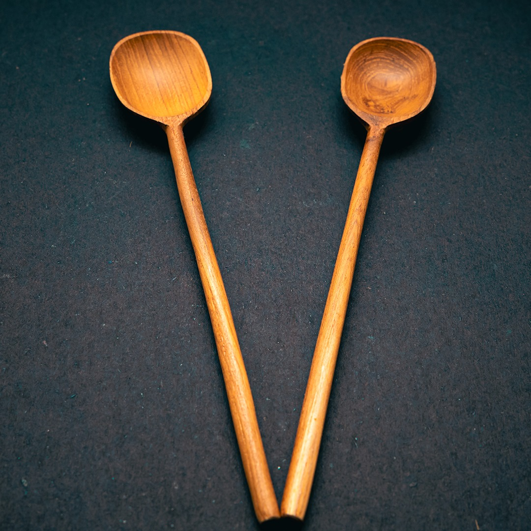 Handmade Wooden Serving and Cooking Spoon