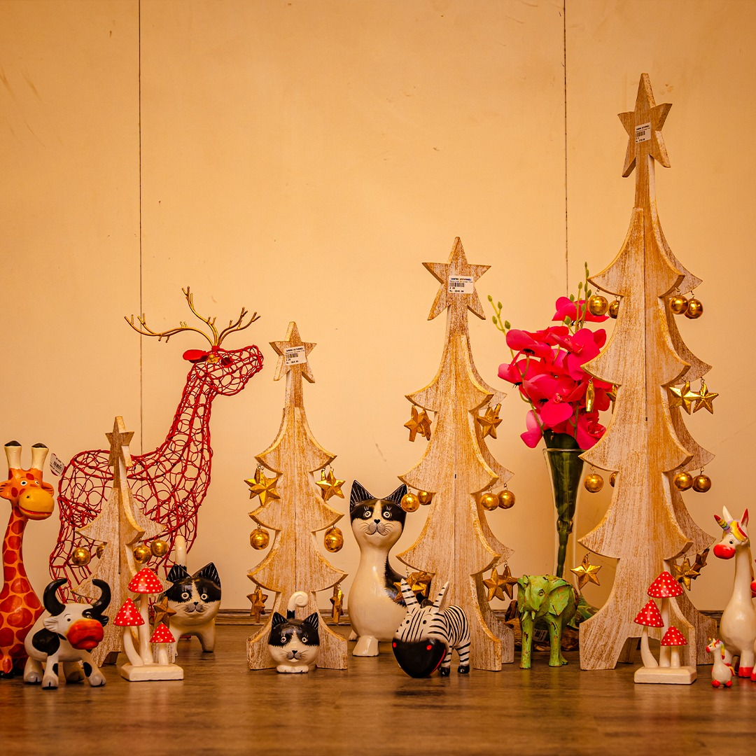 Wooden Bead Christmas Trees