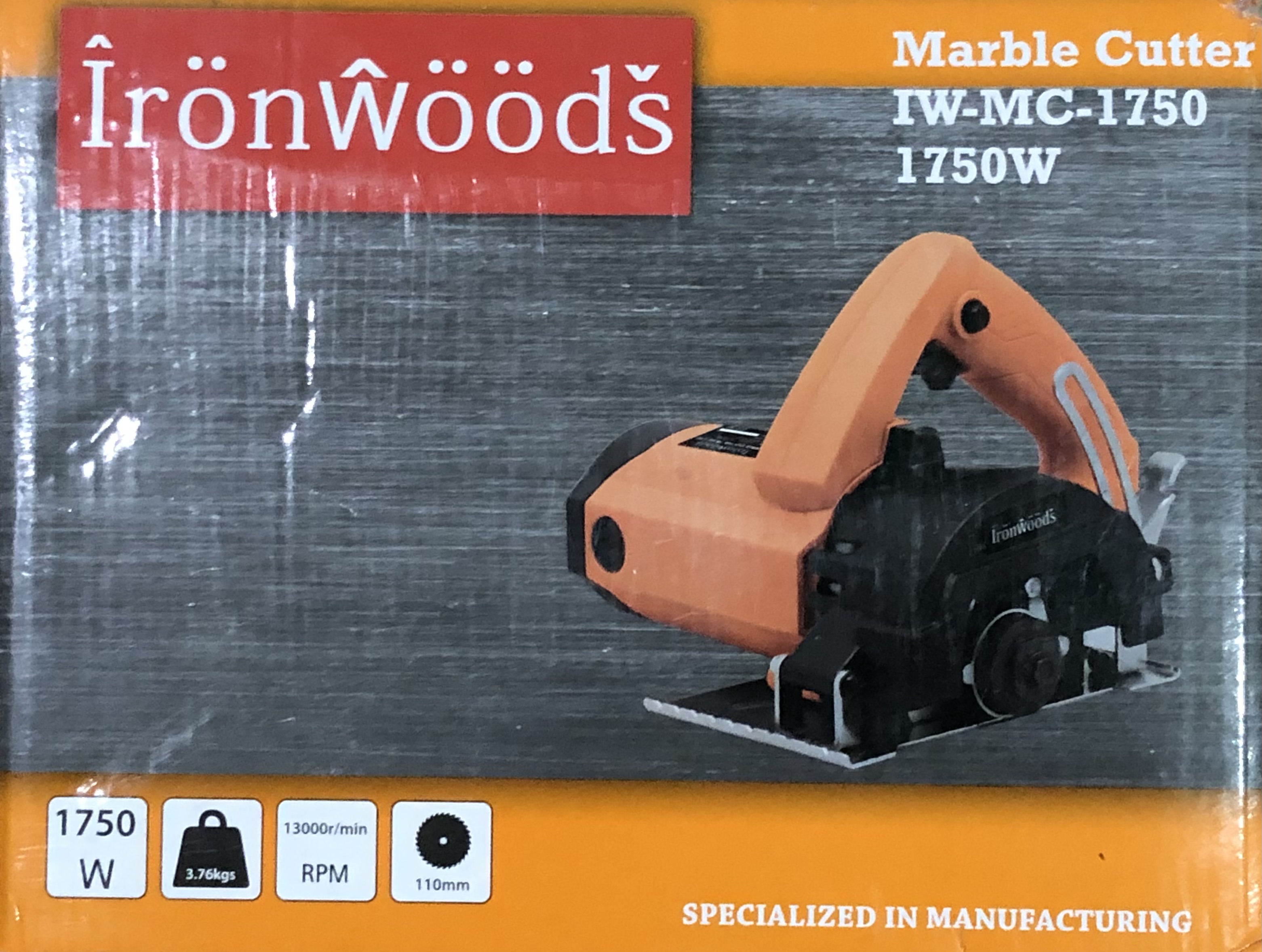 Ironwoods Marble cutter (IWMC1750)