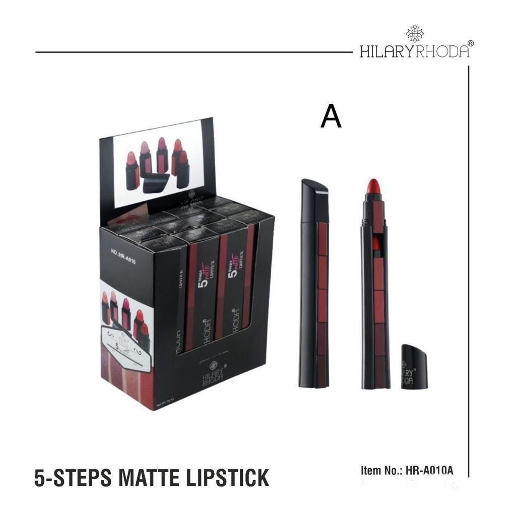 Hilary Rhoda 5 Step Matte Lipstick HR-A010A