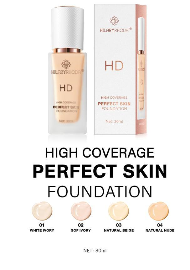 Hilary Rhoda High Coverage Perfect Skin Foundation -HR-P02