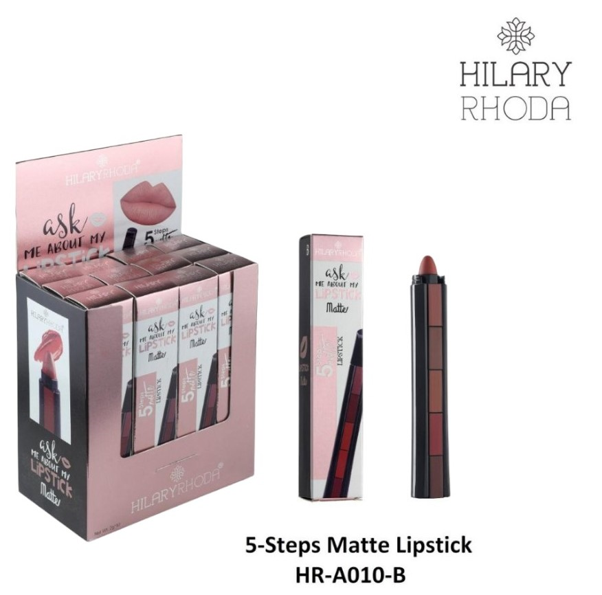 Hilary Rhoda 5 Step Matte Lipstick  HR-A010B