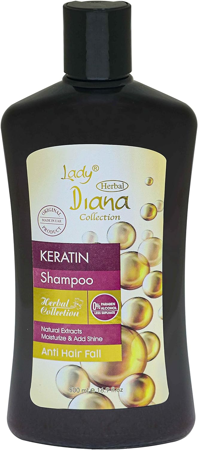 Lady Diana Keratin Anti-Dandruff Hair Shampoo and Conditioner (500 ml)