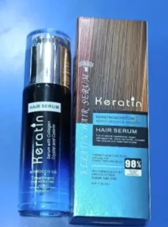 Keratin Hair Serum 80ml, Nutrition, Moisturizing & Smooth, Repair Hair Damaged