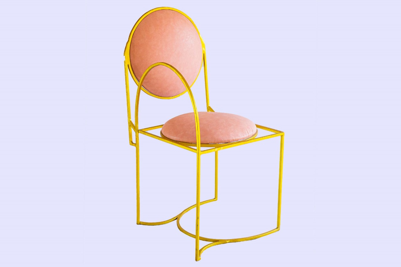 Pink Solar Chair