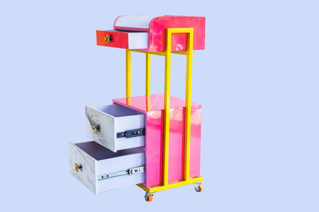 Hair Salon Storage Cabinet