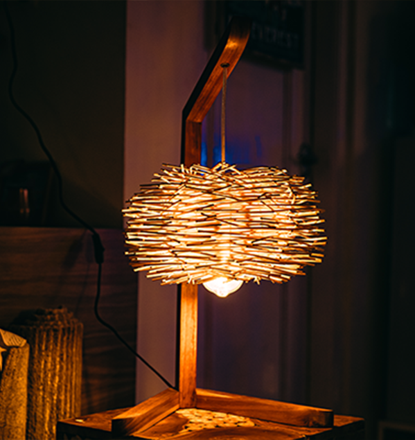 Nest Style Lamp Stand