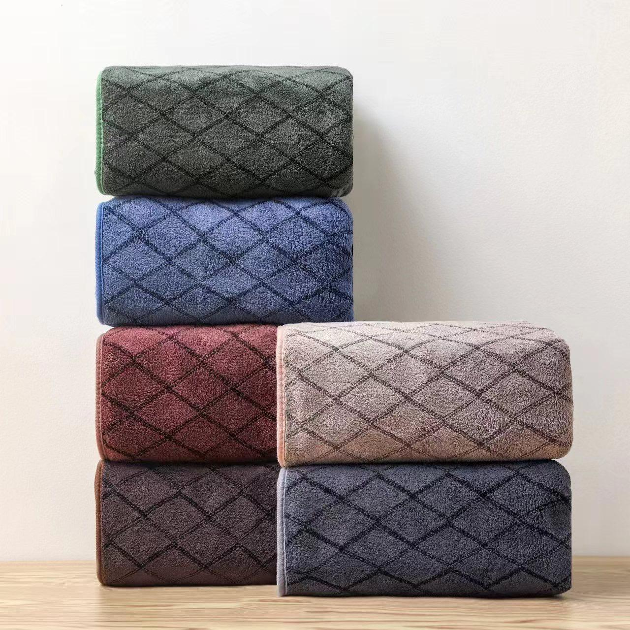 Soft microfiber adult bath towel