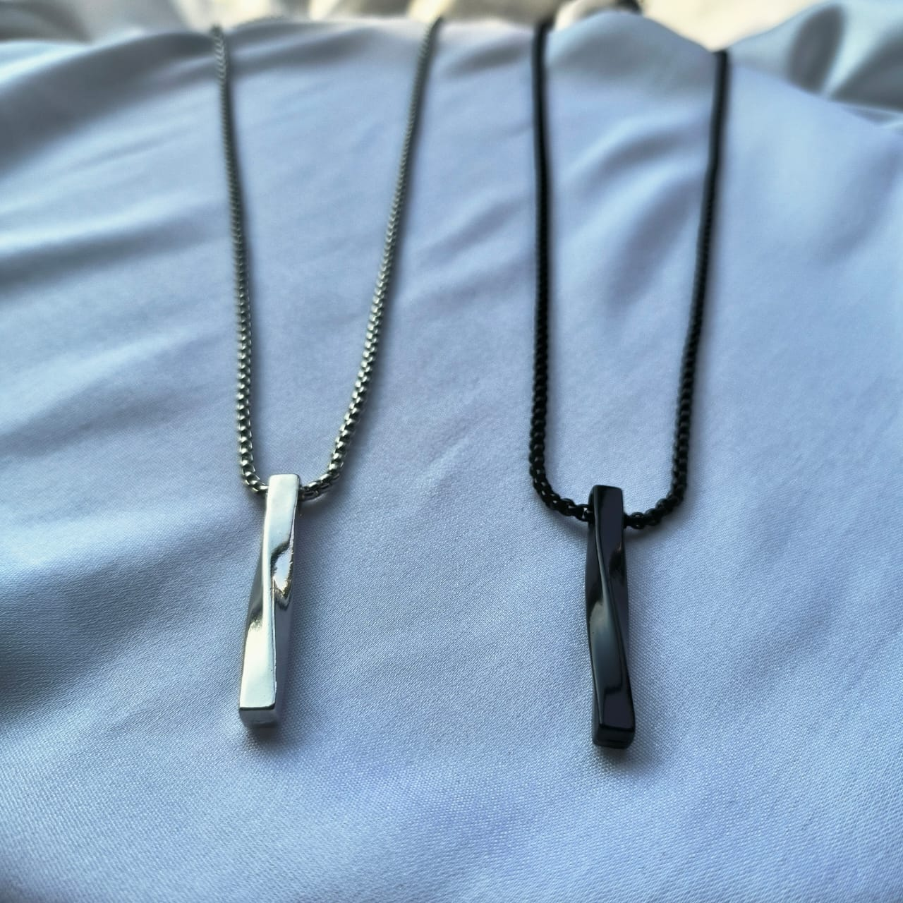 Spiral Silver Stainless Pendant For Men