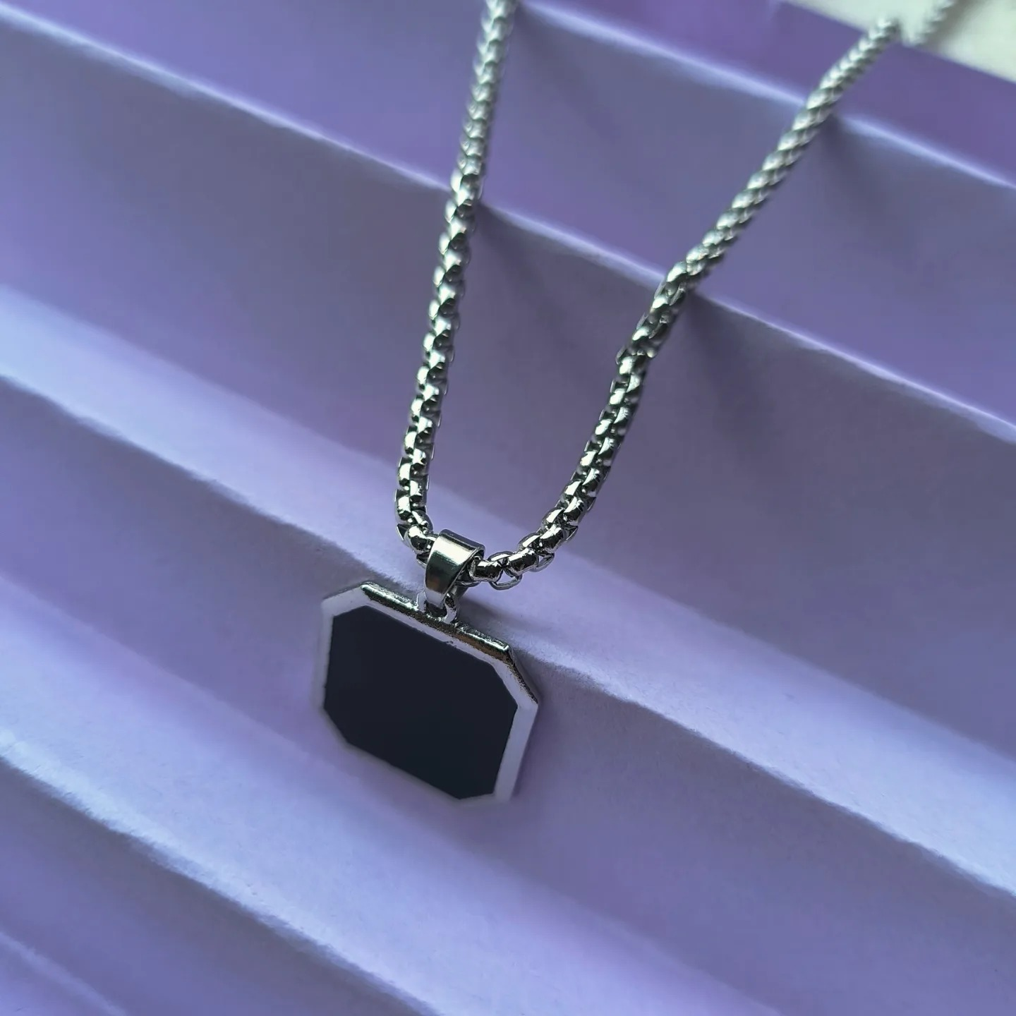 New Stylish Stainless Necklace /Pendiente For Men