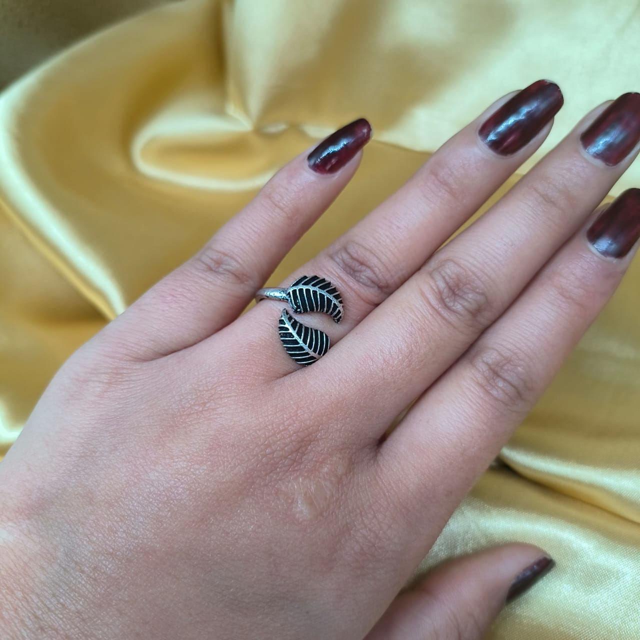 Oxidised Silver-Plated Toe Rings