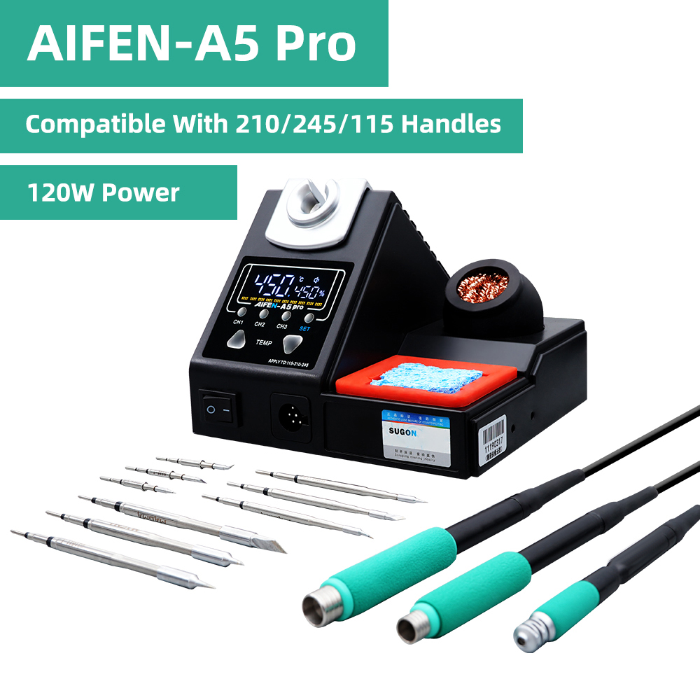 SUGON AIFEN A5 Pro Intelligent Soldering Station with Adjustable Channel