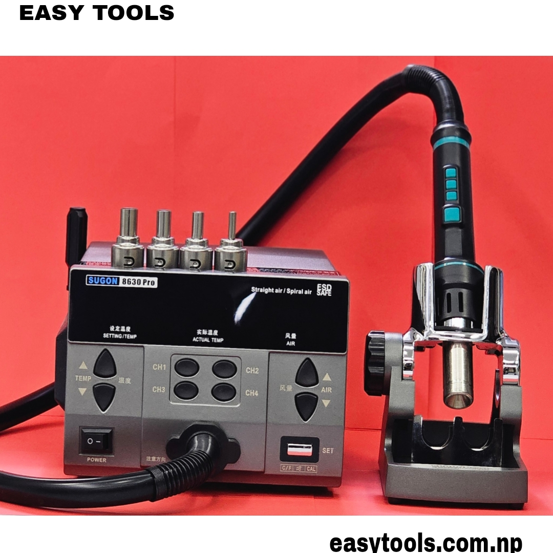 SUGON 8630 PRO Intelligent SMD Hot Gun: Superior Tool for Quality Repair Work