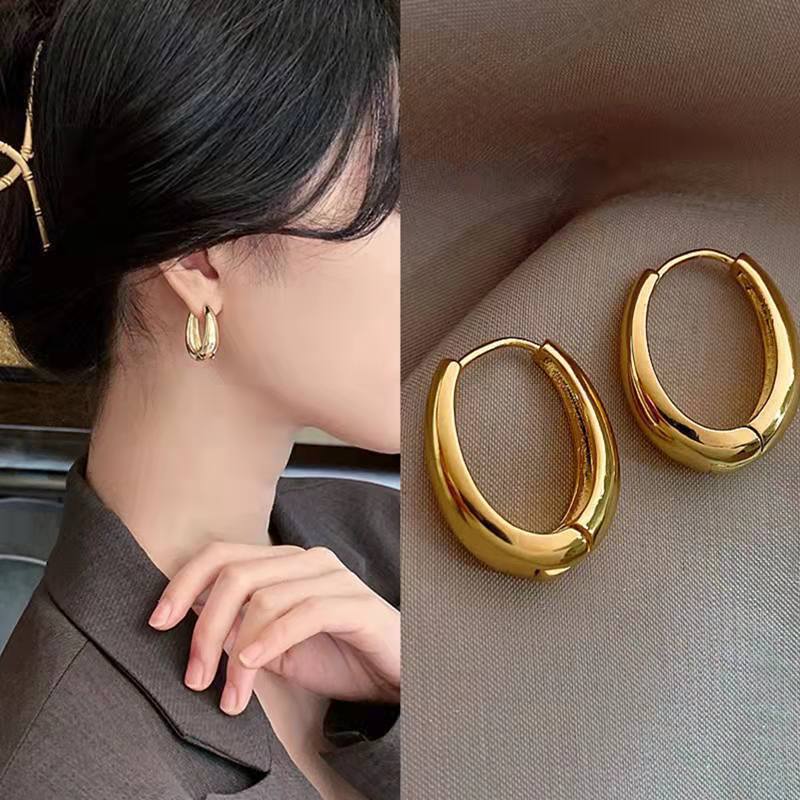 Gold Plated Korean Earings
