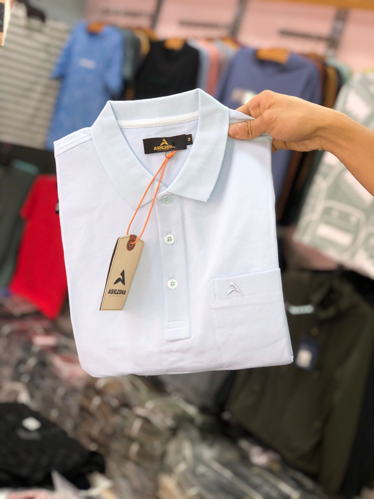 Cotton Solid Color Plain Golf Polo Blank T Shirt