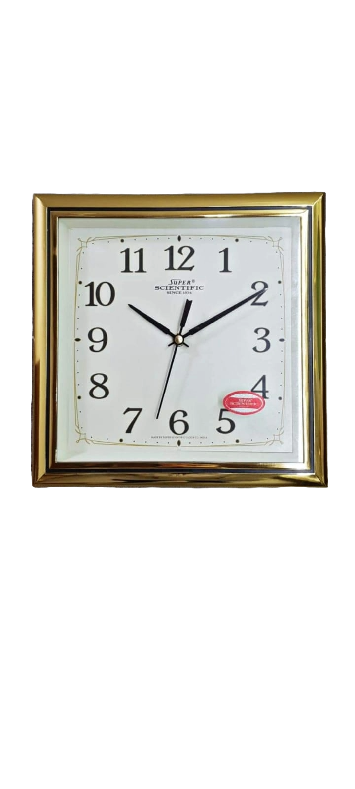 Super Scientific Square Wall Clock