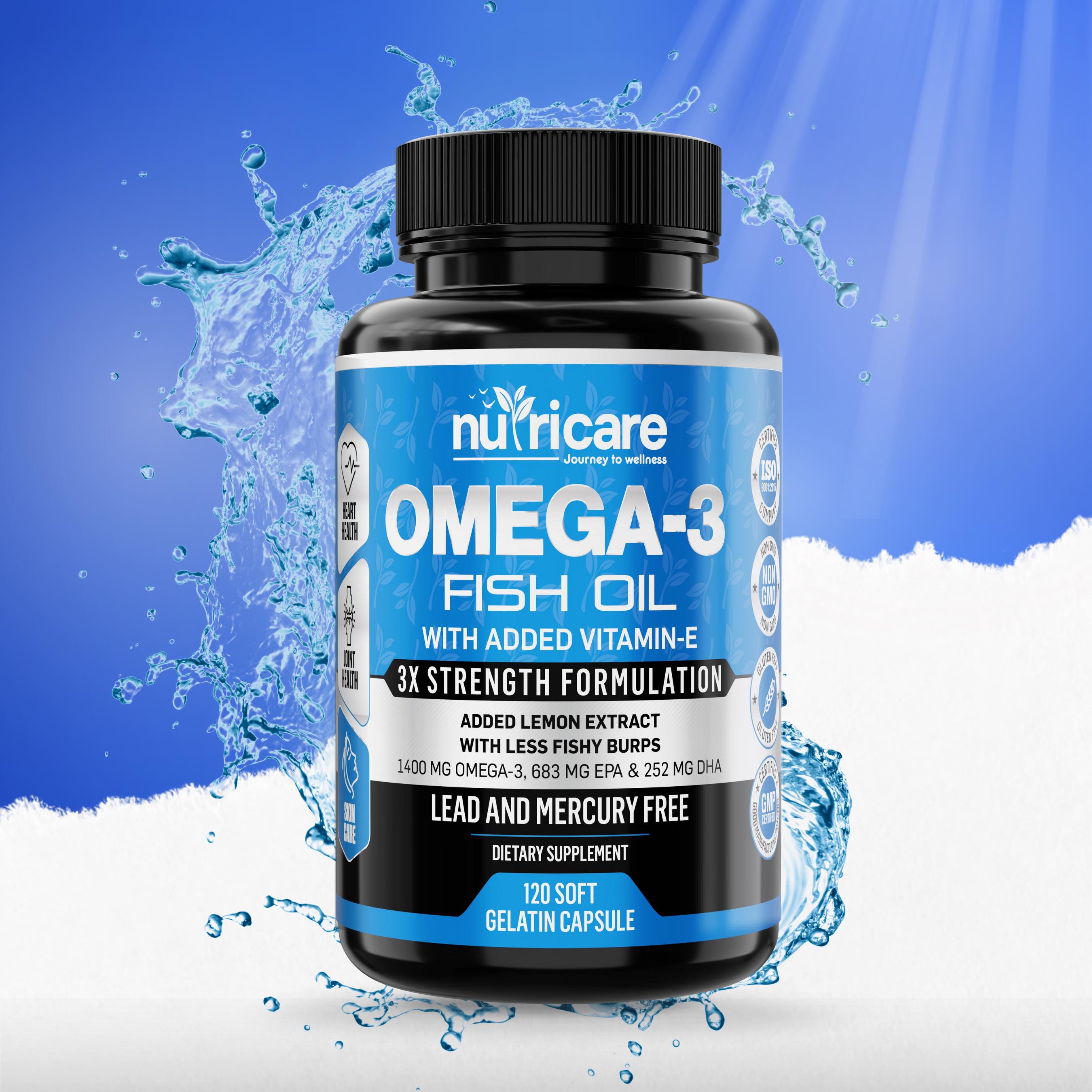 Omega Fish Oil 1400 mg 120 capsules
